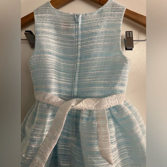 NWOT Wonder Nation Formal Sleeveless Blue Girl Dress Size 4 - Picture 8 of 9